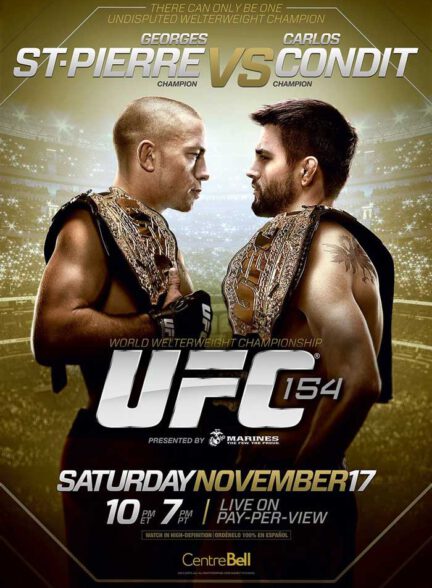 رویداد UFC 154 (5 مبارزه)