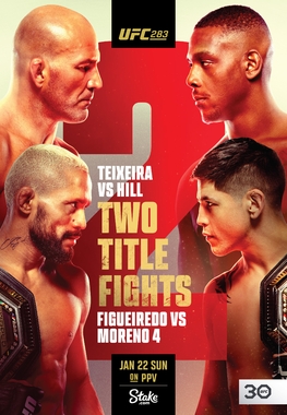 رویداد UFC283 – مبارزه اصلی و ماقبل اصلی